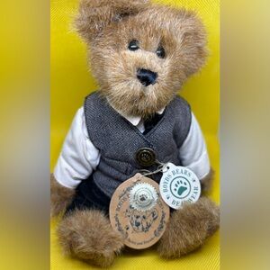 Boyd's Bears Bearwear “Edmund T. Bear” 20th Anniversary 1979-1999 8" W/ Tags